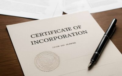 A Quick Guide to the company registration certificate and notice of incorporation for startups