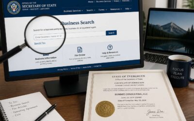 How to check company registration in USA, a step by step guide.