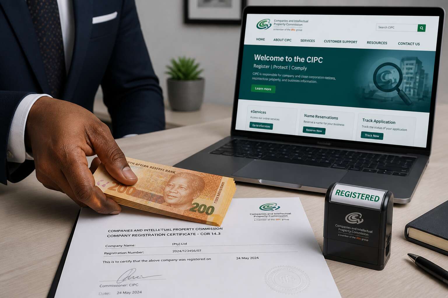 company registration cipc fee